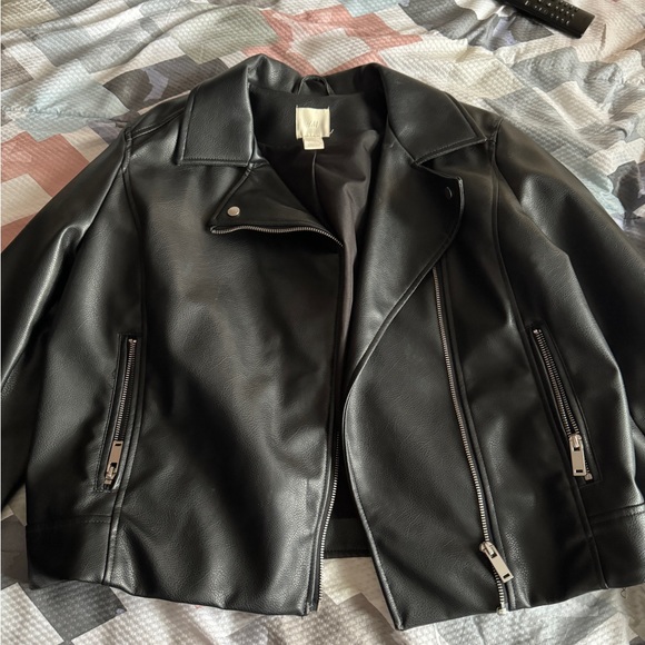 H&M Leather jacket size L - Picture 1 of 3